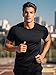 5 Pack Men’s Athletic Active Quick Dry Crew Neck T Shirts Running Gym Workout Short Sleeve Tee Tops