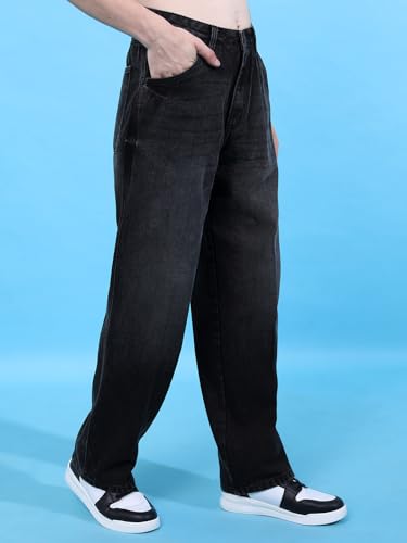 Image of Highlander Men's Relaxed Fit Jeans | Mid-Rise | Heavy Fade | Jeans for Man