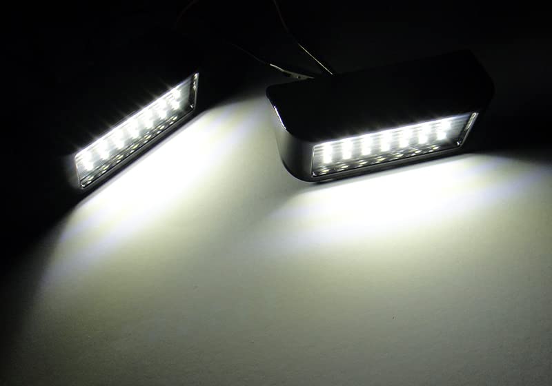 2Pc LED Number License Plate Light Lamps Canbus Error Free For Opel Combo Estate