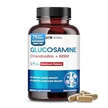 VITAL HERBAL Liposomal Glucosamine with Chondroitin, MSM- Maximum Potency- Support Joints, Cartilage