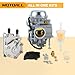 MOTOALL Carburetor and Fuel Pump Kit for Polaris Sportsman 400 500 700 300 335 600 Magnum 325 Trail Blazer 330 2520227