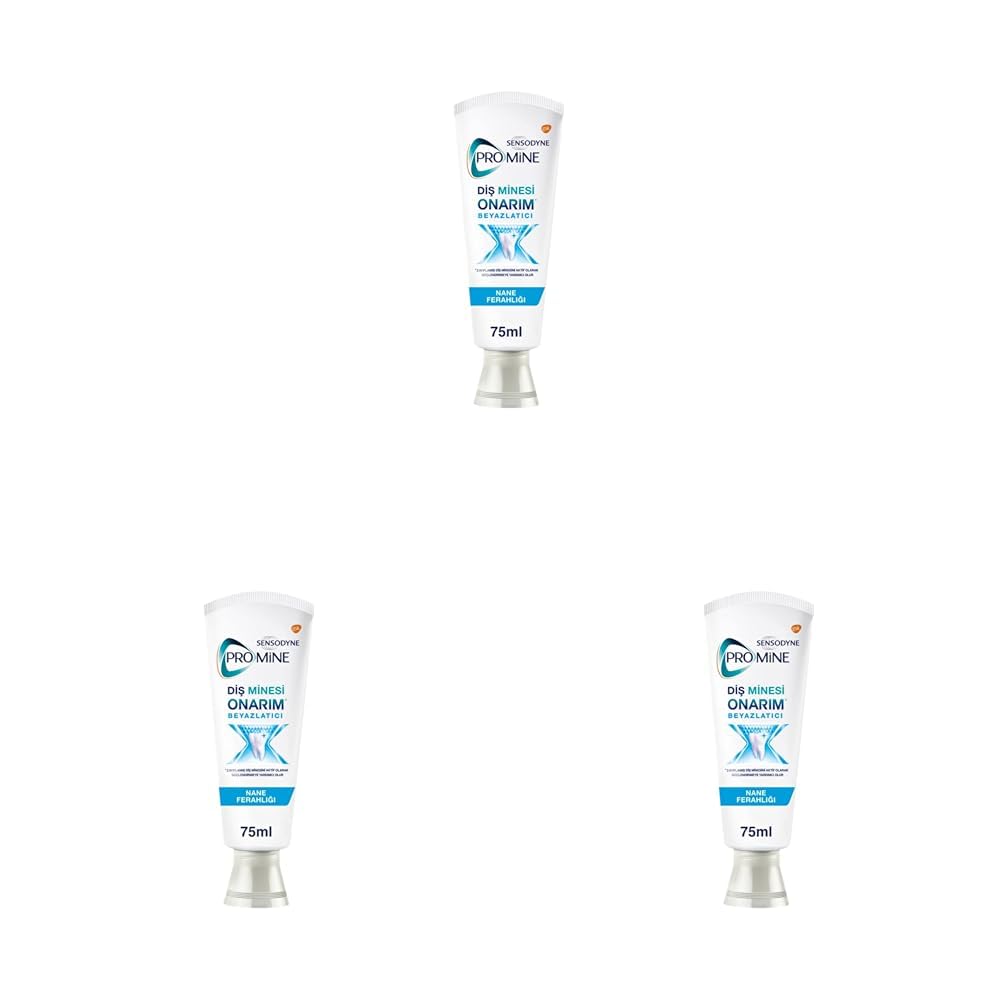 Sensodyne Promine Onarım Beyazlatıcı Diş Macunu 75 ml (3 paketi)