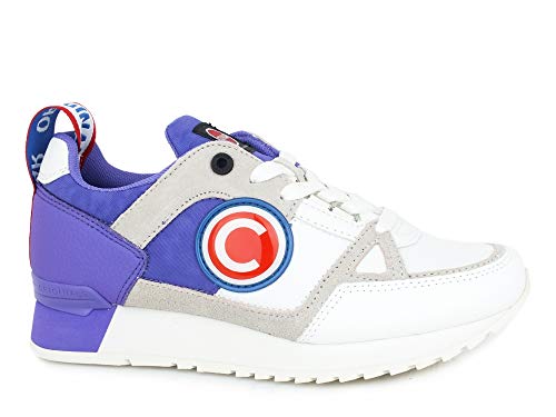 Colmar Supreme Macro 210 les sneakers blanches et turquoise idéales pour vos sorties d'été