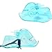 4 Packs Pediatric Elongated Standard Oxygen Mask with 6.6' Tubing and Adjustable Elastic Strap - Size M