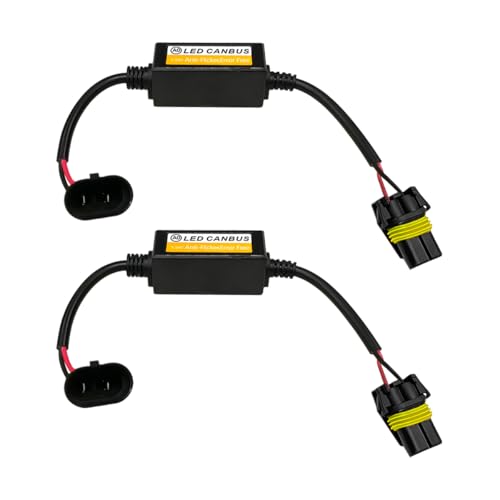 2PCS Car LED Canbus Error Free Decoder HB4 Anti-Flicker