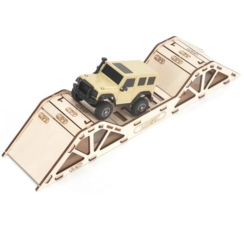 Image of LDARC Climbing Kit Obstacle Course 4-Piece Set for X43 Crawler /M58 Buggy, Canopy, Teeter Totter, Ramps, Rolling Roads