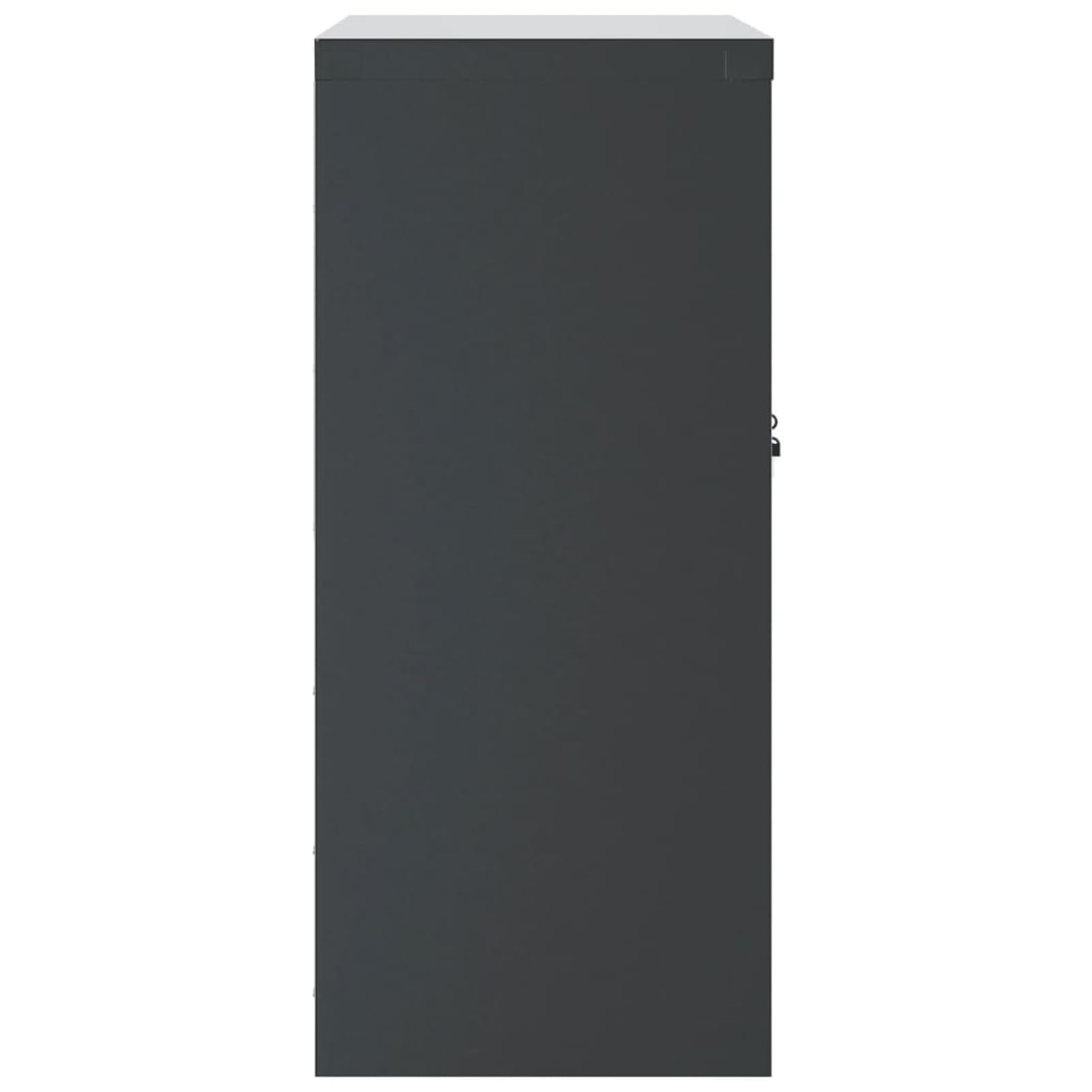 Armadio Classificatore Antracite 79x40x90 cm in Acciaio,Armadi Archivio,Armadio Classificatore,Armadi da Ufficio,Schedario da Ufficio-339735