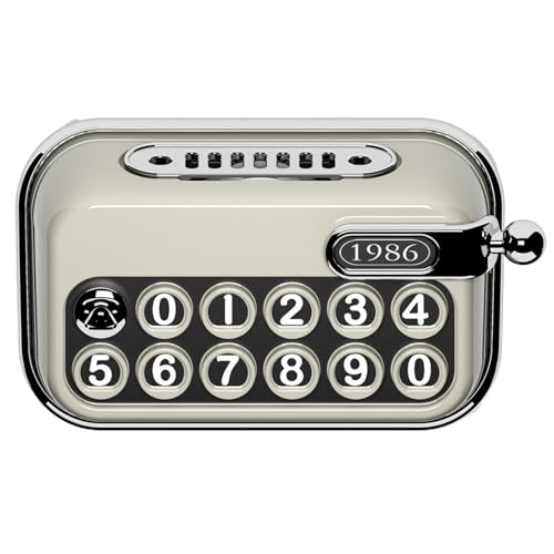 Celuicion Difusor de placa de estacionamiento para placa de aparcamiento | Exquisito indicador de parada de coche, placa de parada temporal vintage, accesorio para coche