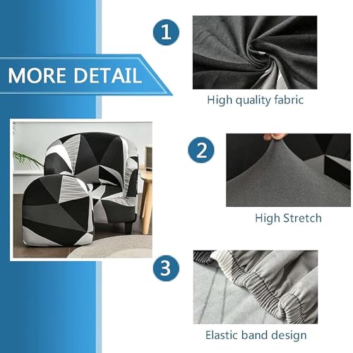 Funda de sofá y silla elástica color 10 protector de muebles de salón 5