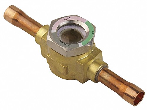 Moisture Indicator,Sight Glass, 4 7/16 in Overall Length (in.) 3/8 X 3/8 Fitting Size Sweat-2040006592