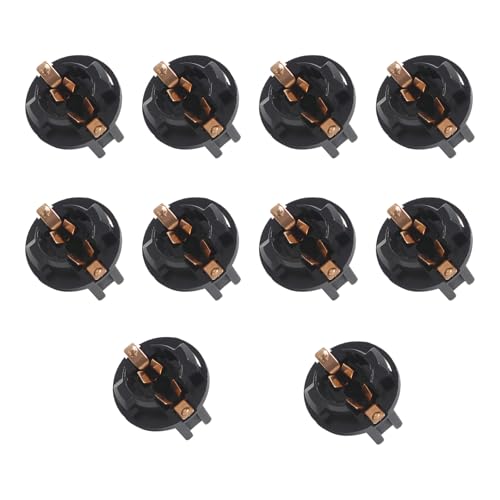 10 piezas de sockets de bombilla T10 para autos miniatura 1