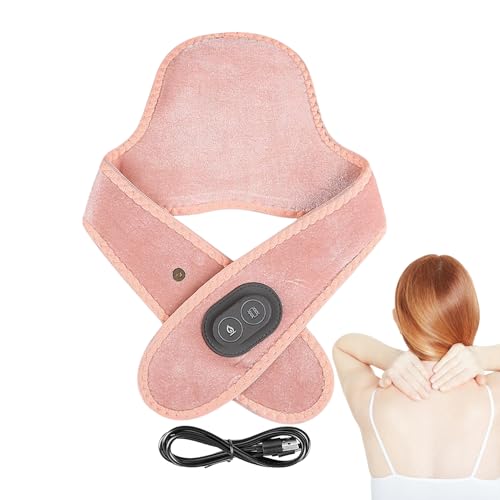 Bomefoi Almohadilla Térmica para Cuello - Masajeador Eléctrico USB Con 3 Temperaturas - Almohadilla Térmica Para Cuello Y Hombros - Para Relajación Muscular Hombro Unisex Hogar Viaje