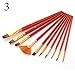 Produktbild Sgn 10pcs Paintbrush  Oil Acrylic Brush Watercolor Pen Nylon Hair Wooden Handle Paint Brushes School Office Art Supplies,3