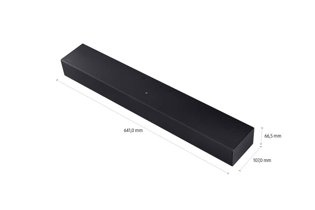 Samsung HW-B410GF B-Series 2.0-Kanal-Soundbar für Fernseher, TV-Lautsprecher mit integriertem Subwoofer, One Remote Control, Game Mode, Bluetooth, Surround Sound Expansion (SSE)
