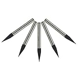 Carbide Engraving Bits, EnPoint High-precision Carbide Sharp Standard Conical Metal V-Bits 3.175mm 1/8