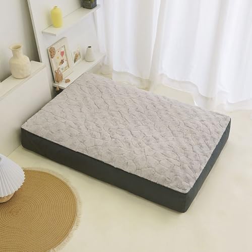 猫 犬 ペットハウス ベッド クッション 快適 ストレス解消 休憩所 昼寝 滑り止め 安定した 多機能 噛み耐え 暖かい おしゃれ 可愛い ペット犬 フワフワ 変形しにくい 通年 収納便利 L:100*68cm(推奨体重:24kg以内)