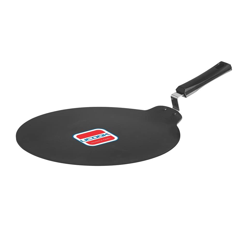 UCOOK Flat Dosa Tawa Non-Stick Aluminium, 330 mm, Black