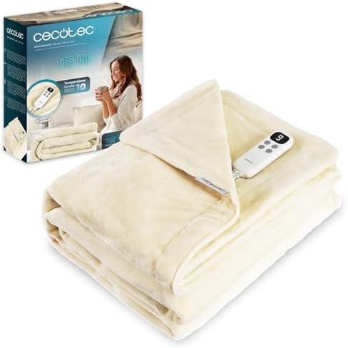 Cecotec Manta Eléctrica 180x130cm HeatConfort Calma (180 x 130). ...