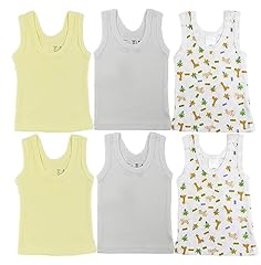 Yellow/White/Print/6-pack