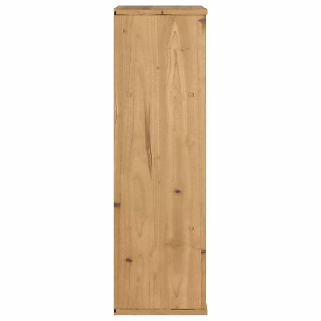 vidaXL Beistellschrank mit Schublade ODDA 40x24x79cm Massivholz Kiefer, Schrank, Aufbewahrungsschrank, Flurschrank, Sideboard, Küchenschrank