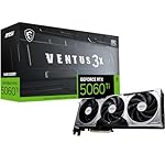 MSI Gaming RTX 5060 Ti 16G Ventus 3X OC Graphics Card (16GB GDDR7, 128-bit, Extreme Performance: 2617 MHz, DisplayPort x 3 2.1a, HDMI 2.1b, NVIDIA Blackwell Architecture)