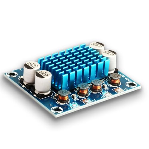 Image of TPA3110, TPA 3110 D2 30W+30W 2.0 Channel Stereo Audio Power Amplifier Board, DC 8-26V 3A For Car & vehicles, Home,PC,TV, Speaker with Speaker Protection. QTY- 1
