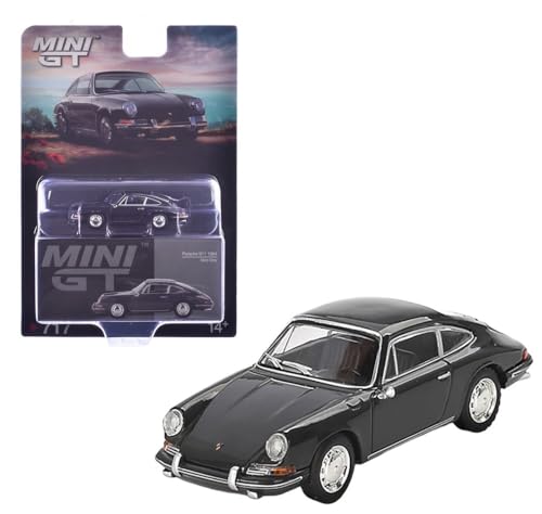 1964 Porsche 911 Slate Gray Limited Edition 1/64 Diecast Model Car by Mini GT