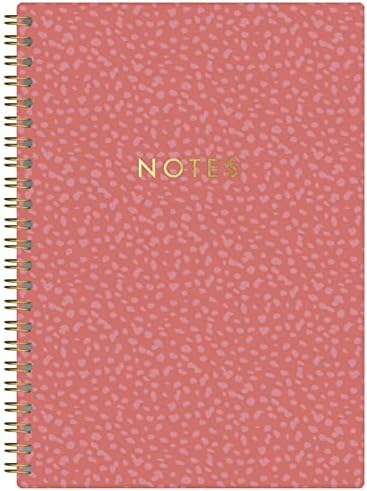 DESIGN GROUP Pink & Red Animal Print Notes Twin Spiral Bound Notebook Stationery Journal, B5