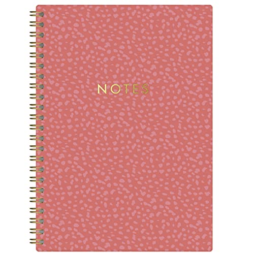 DESIGN GROUP Pink & Red Animal Print Notes Twin Spiral Bound Notebook Stationery Journal, B5