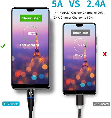 Cabo Magnético Turbo 5A (MICRO USB) Carga rápida e transferência de dados Cabo de carregamento rápid