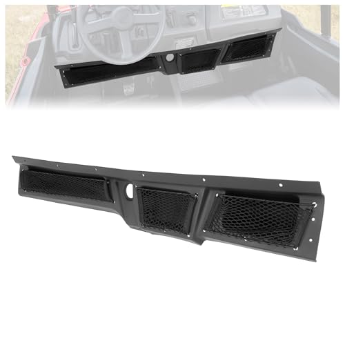 TEBEDI Under Dash Storage Box Compatible with 2014-2025 Honda Pioneer 700-2/700-4 Replacement for 08L73-HL3-A41 Black Under Dashboard Storage Pocket Plastic+Steel