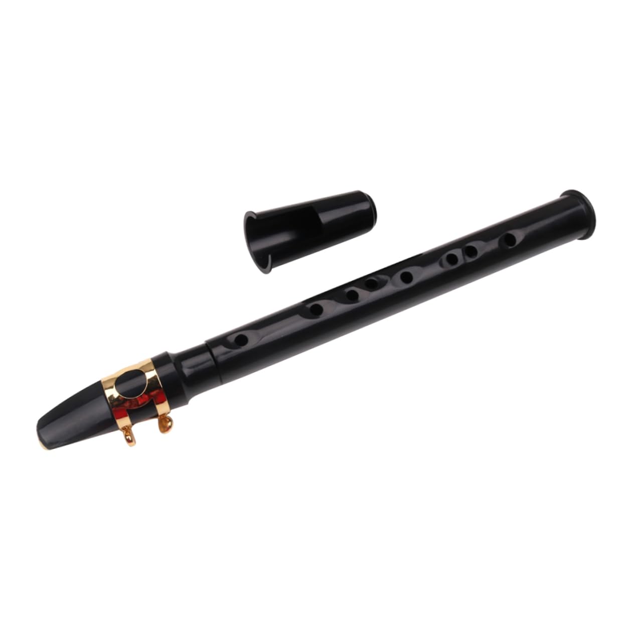 OFFSCH Mini Saxophone Portable Black Pocket Woodwind Instrument for Travel present for Music Lovers Easy to Carry and Enjoy Music Anytime