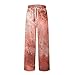 Men Pj Pants, Comfy Lightweight Sleep Bottoms Gradient Print Lounge Pant Sleepwear Preppy Pajamas Fall Fashion 2025 Mens Baseball Pants Halloween (XXL, Red)