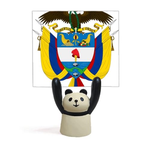 Porte-mémo Colombie panda le cadeau déco idéal pour les passionnés de voyage