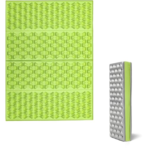 FOCHIER F Stadium Seat Pad, Foam Sitting Pad Mat, Diamond Foldable Camping Seat Cushion for Bleachers, Outdoor Hiking, Backpacking, Picnic, Fishing, Concert,Mountaineering