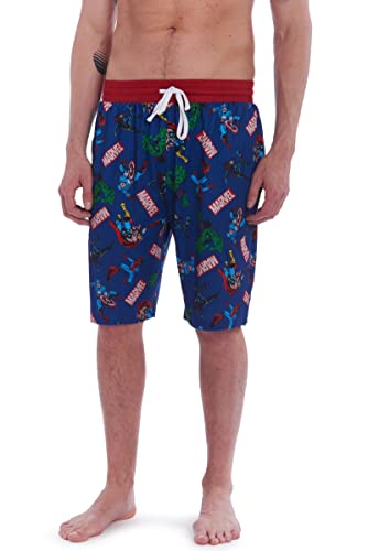 Marvel Avengers Captain America Spider-Man Hulk Thor Black Widow 2 Pack Pajama Shorts2