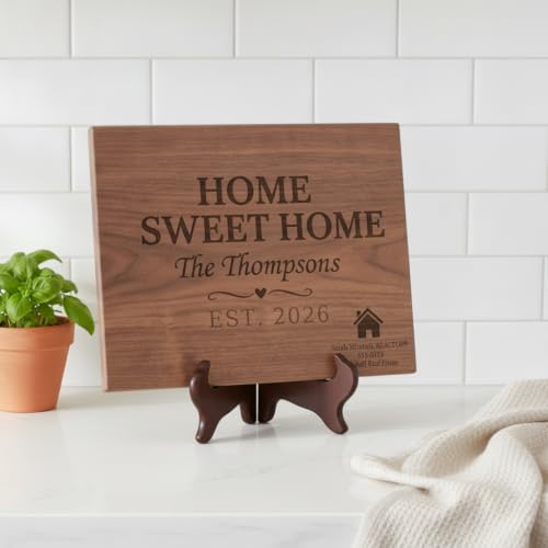 Tabla de cortar rectangular NakedWoodWorks de madera nogal personalizada miniatura 7