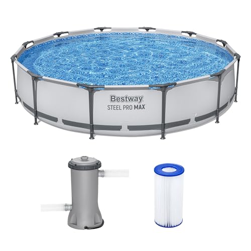 Bestway Steel Pro MAX 12' x 30' Above Ground Pool,...