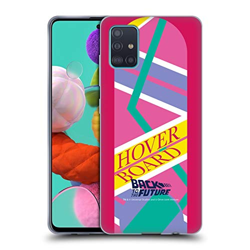 Offizielle Back to The Future Hoverboard 2 I Zusammengestellte Kunst Soft Gel Handyhülle Hülle Huelle kompatibel mit Samsung Galaxy