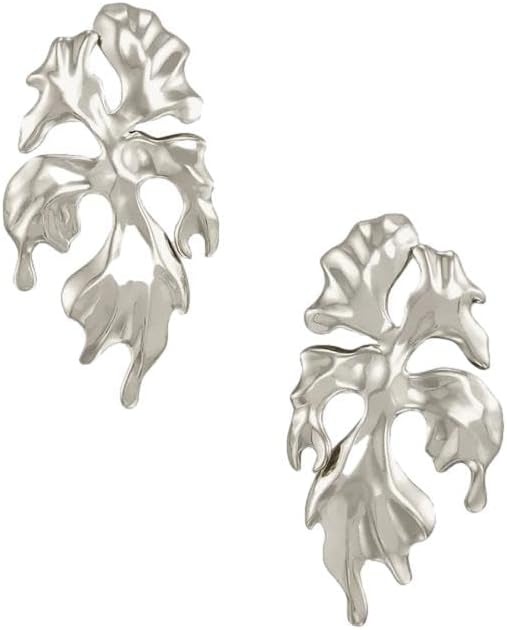 Kendra Scott Savannah Statement Earrings Silver