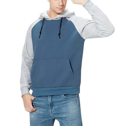 Sweats à capuche homme en molleton coton décontracté noir