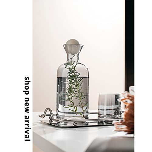 Set de jarra y vasos de vidrio resistente al calor 1.2L miniatura 3