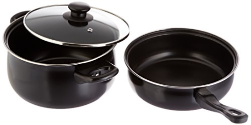 image for Gibson Home Back to Basics Carbon Steel Nonstick Cookware Set, 7-Piece