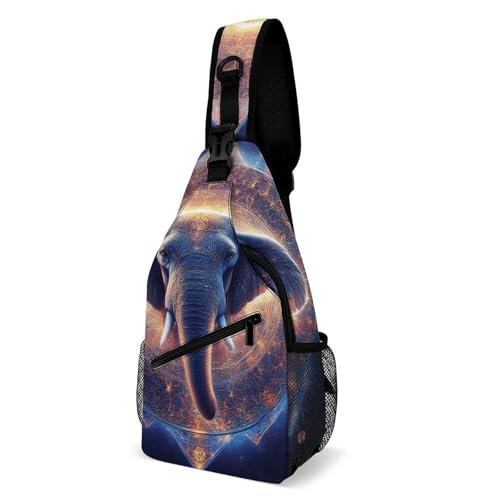 Sac bandoulière mandala éléphant pour hommes et femmes idéal au quotidien