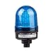 MS66M-B00-B, 66mm Beacon Signal LED Light, Direct Mount, Steady/Flash/Buzzer, Blue Color, 12-24V AC/DC
