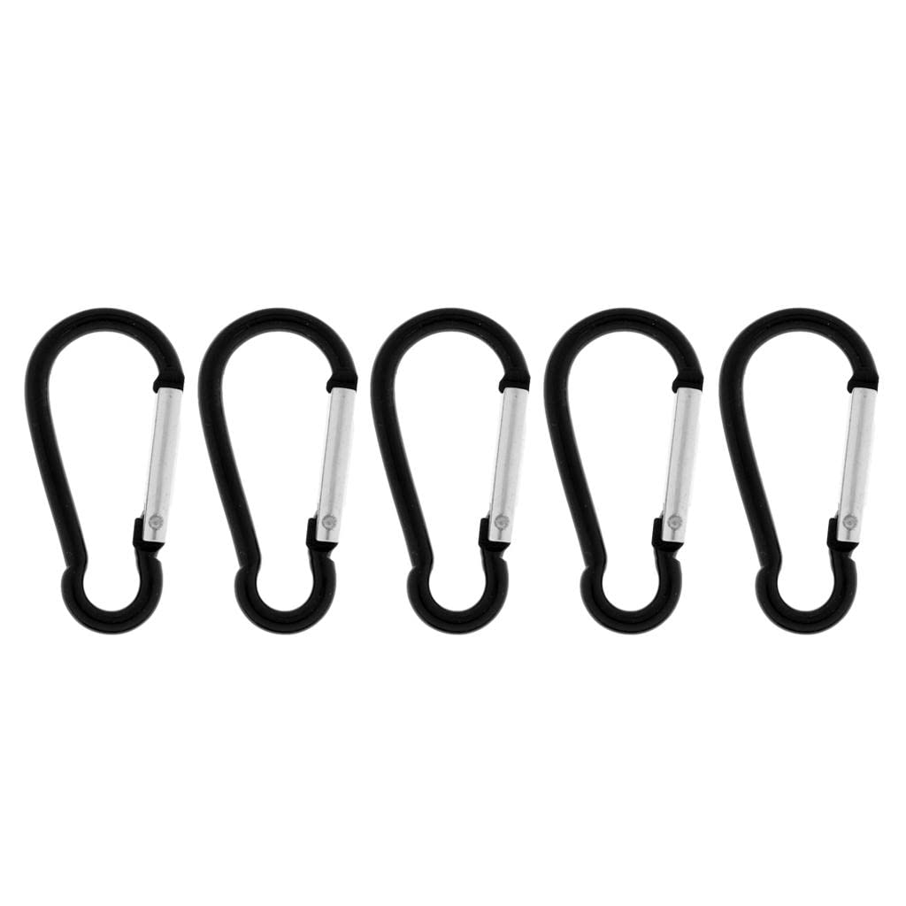 MERISHOPP 5 Pieces/Pack Carabiner Camp Spring Snap Clip Hook Keychain Keyring for Outdoor Hiking Climbing Travelling | Sporting Goods | Outdoor Sports | Climbing & Caving | 5 Pieces Carabiner Hooks (B0D6R89TTB) Amazon Price History, Amazon Price Tracker