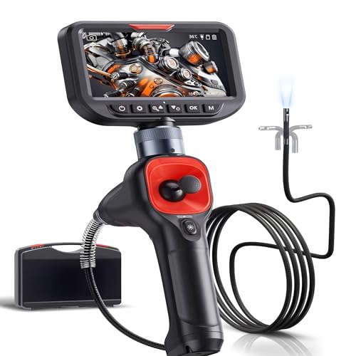Endoscope articulé 360° avec écran 5 pouces et sonde 6.5mm F606BD-MAX