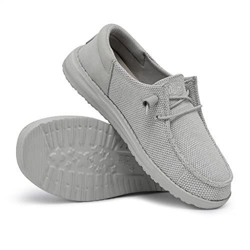 Image of HEYDUDE Women's Wendy Funk Mono Slip On Shoe | Stretch Knit Upper, Cushioned Foam Insole, Ultralight Casual Loafer