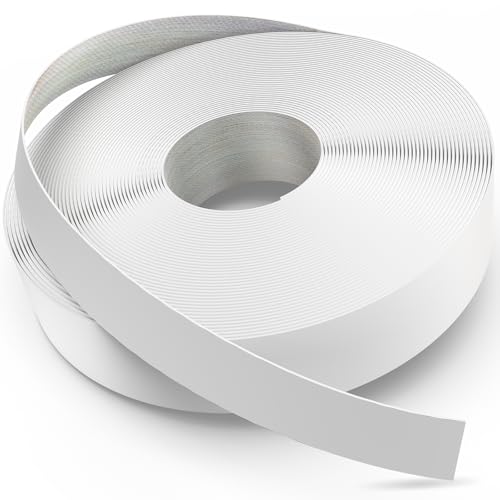 Cinta de borde blanco para reparar cantos de madera astillados en armarios y mesas