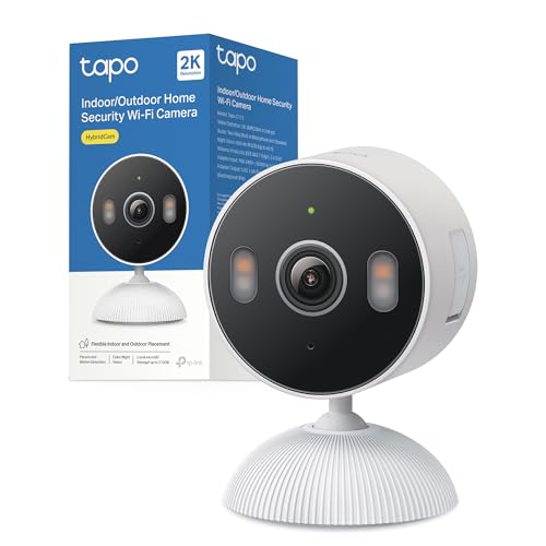 Tapo C113 Telecamera WiFi Esterno 2K 3MP, IP65, Visione Notturna a Colori con Spotlight, Rilevamento Smart AI, Audio Bidirezionale, Allarme Sonoro e Luminoso, Compatibile con Alexa